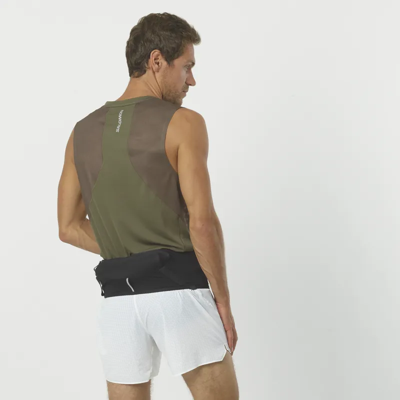 Salomon Adv Skin Running Waist Belt in Deep Black-3